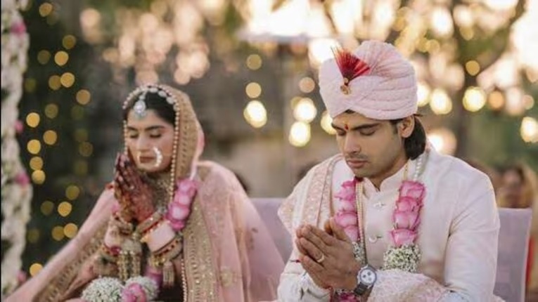 Neeraj Chopra Weds Tennis Star Himani Mor in Private Ceremony